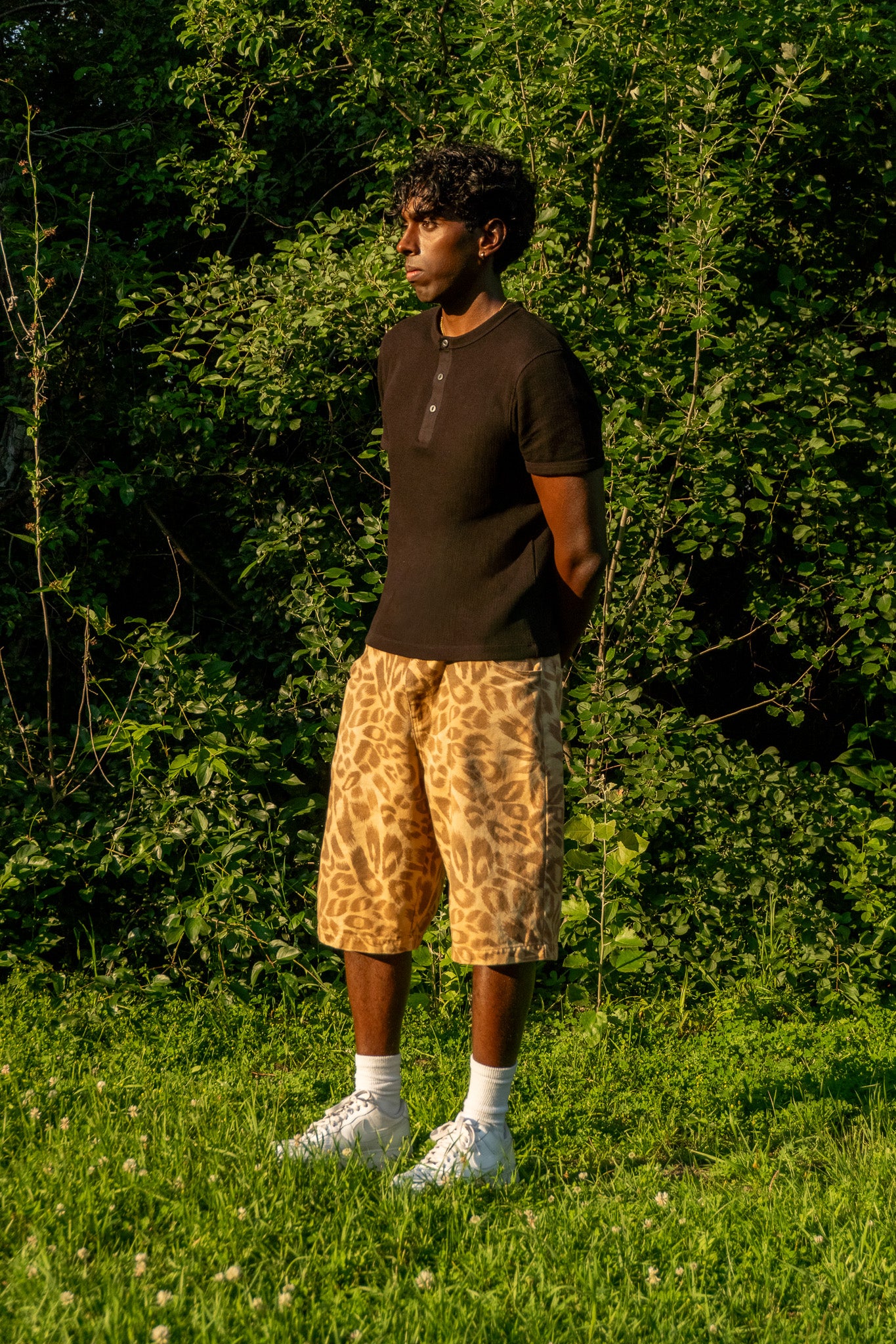 SEVR CHEETAH CONVERTIBLE PANTS