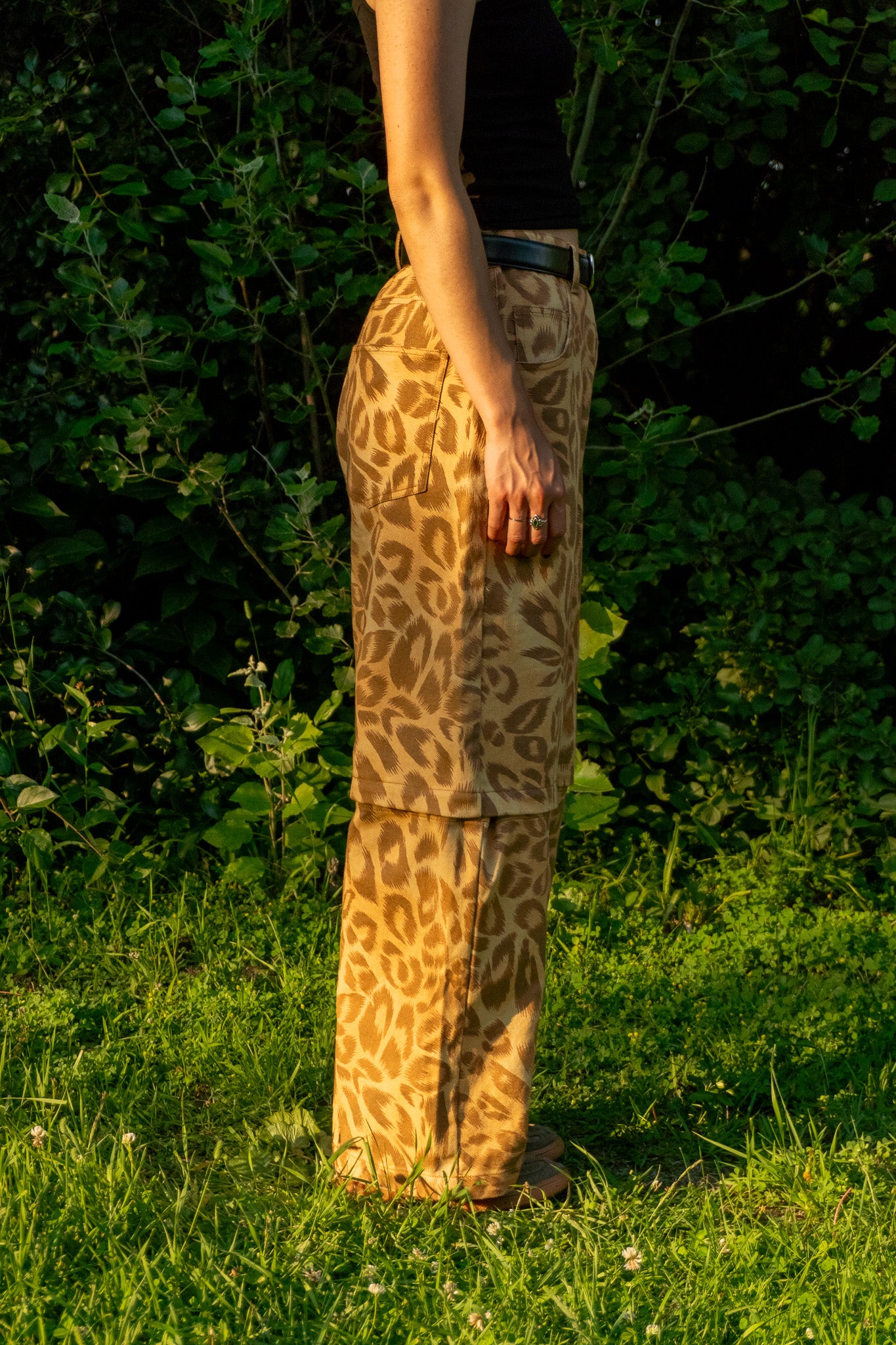 SEVR CHEETAH CONVERTIBLE PANTS